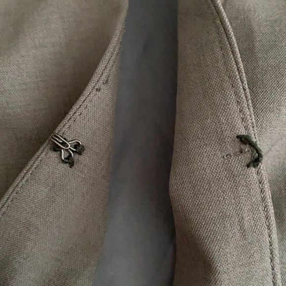 MG Gamboa | Clasp Closure Lined Layering Jacket Philippines Dark Gray (S) - Picture 8 of 15